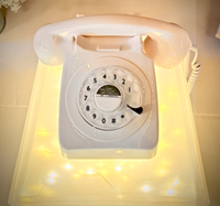 Audio Guestbook With White Rotary Phone